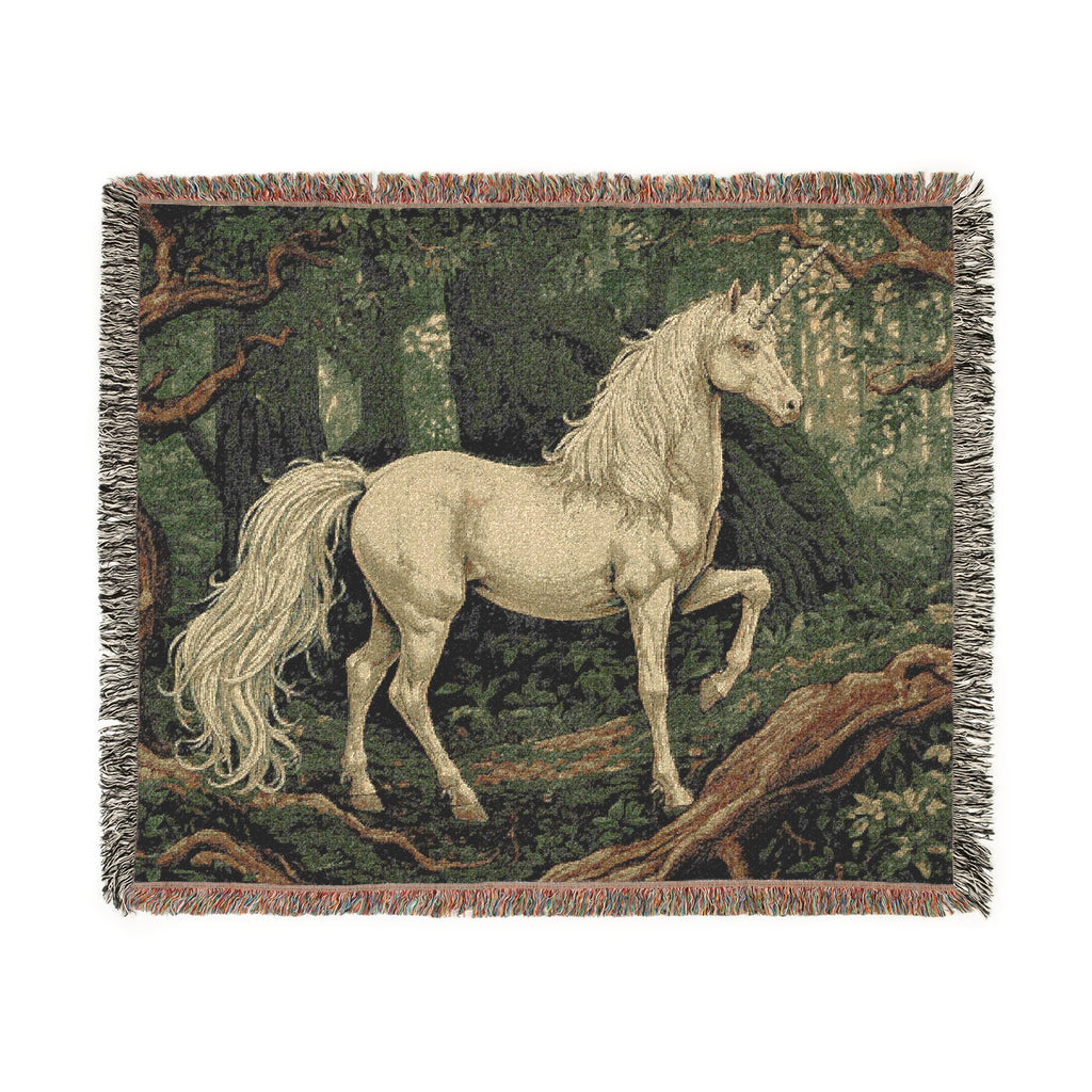 Mystical Horse Tapestry Woven Blanket
